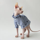 Thin Cotton Shirt Breathable Refreshing Sphinx Hairless Cat German