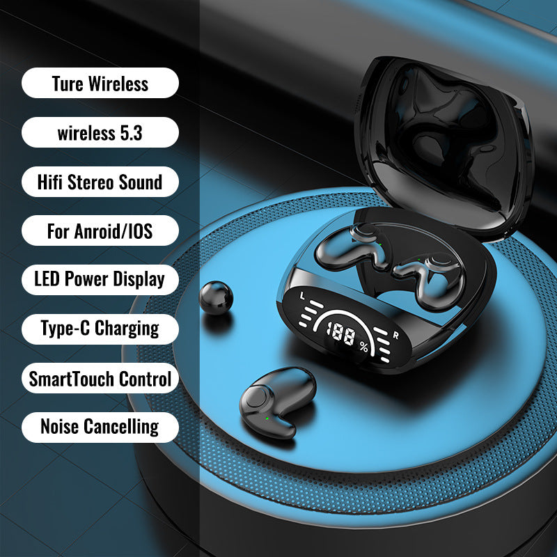 Wireless Bluetooth Headphones Post Ear-type Wear Does Not Hurt