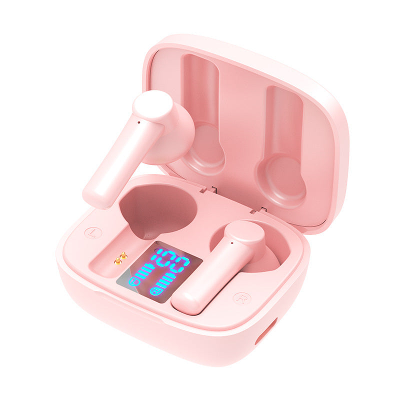 Digital Display Sports In-ear Waterproof Wireless Bluetooth Headset