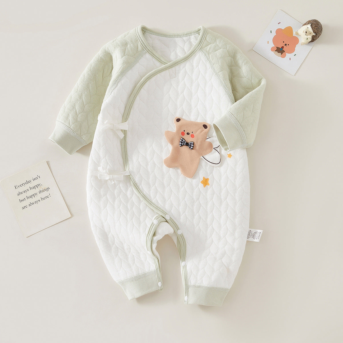 Baby's Thin Cotton Warm Jumpsuit Baby Romper
