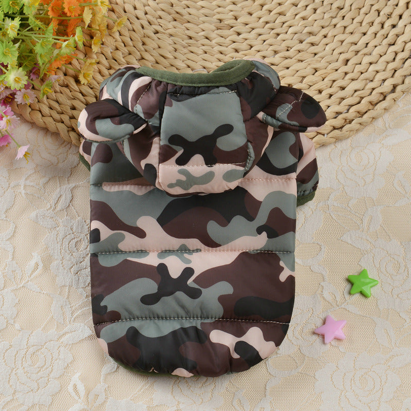 Small Dog Bread Down Cotton Jacket