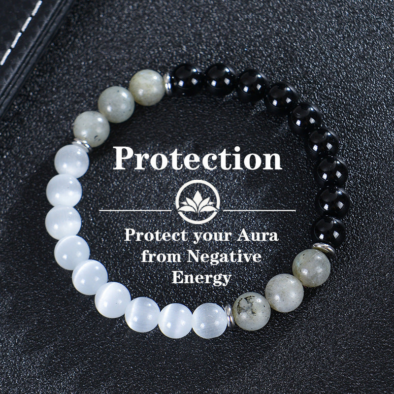 Simple And Versatile Natural Tigereye Magnet Bracelet