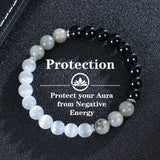 Simple And Versatile Natural Tigereye Magnet Bracelet