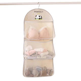 Household Hanging Storage Visual Hanging Storage Bag Net Pocket