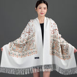 Scarf Shawl Cashmere Warm Cheongsam Outerwear