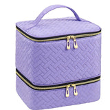 Nail Polish Essential Oil Storage Bag Portable Double Layer Makeup Storage Box