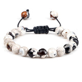 8mm Two-color Beaded Hand Woven Hand Rope