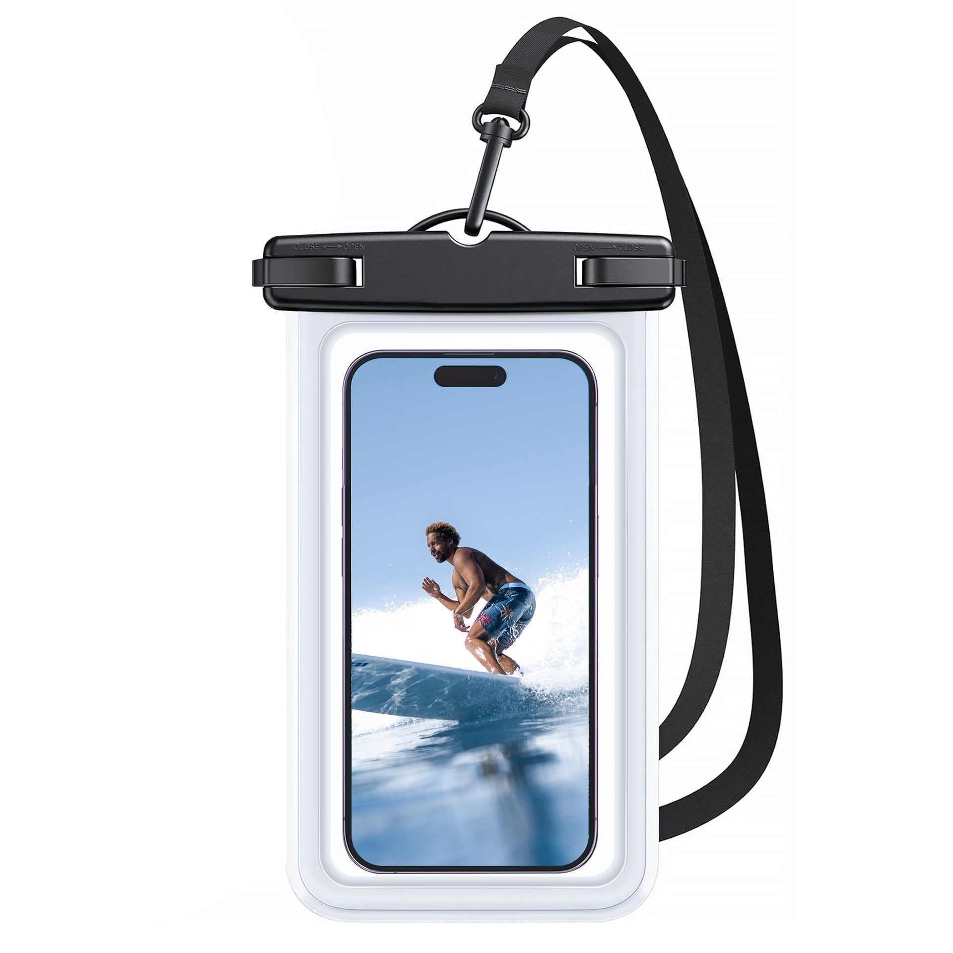 Outdoor Mobile Phone Waterproof Bag Swimming Diving Touch Screen PVC