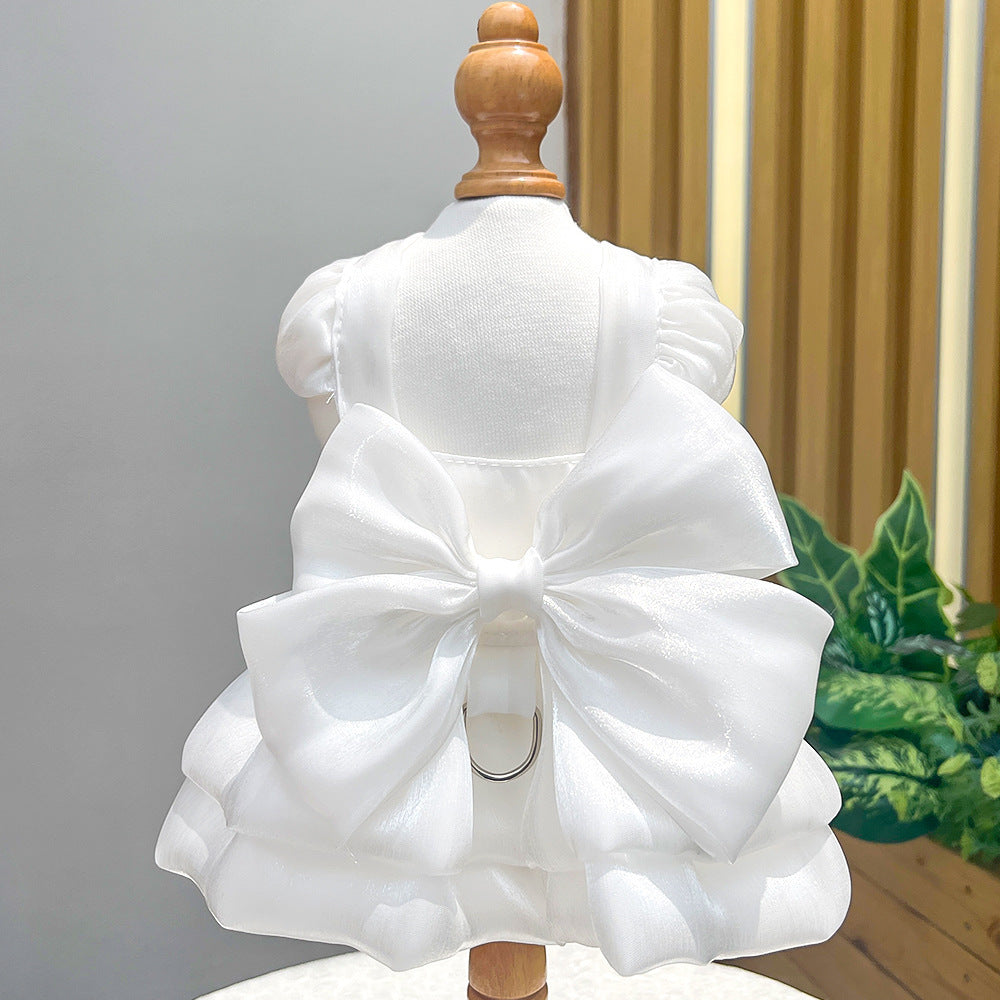 Pet Wedding Dress Dog Cat Clothes