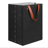 Home Square Felt Dirty Clothes Basket Foldable Large