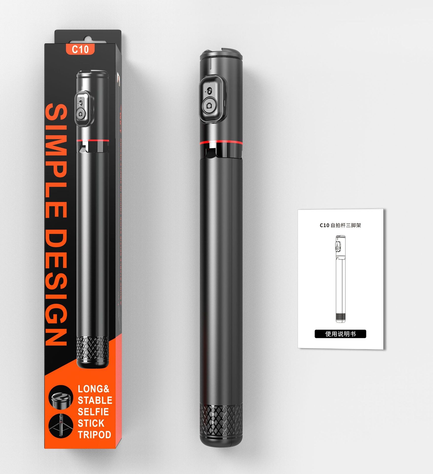 Retractable Mobile Phone Bracket Bluetooth Selfie Stick