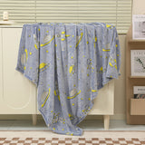 Baby Cartoon Air Conditioner Quilt Luminous Blanket Single Office Nap Flannel