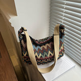 Ethnic Style Tassel Shoulder Bag Large Capacity Totes