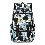 Printed Lightweight Backpack Large Capacity Middle School Student Schoolbag