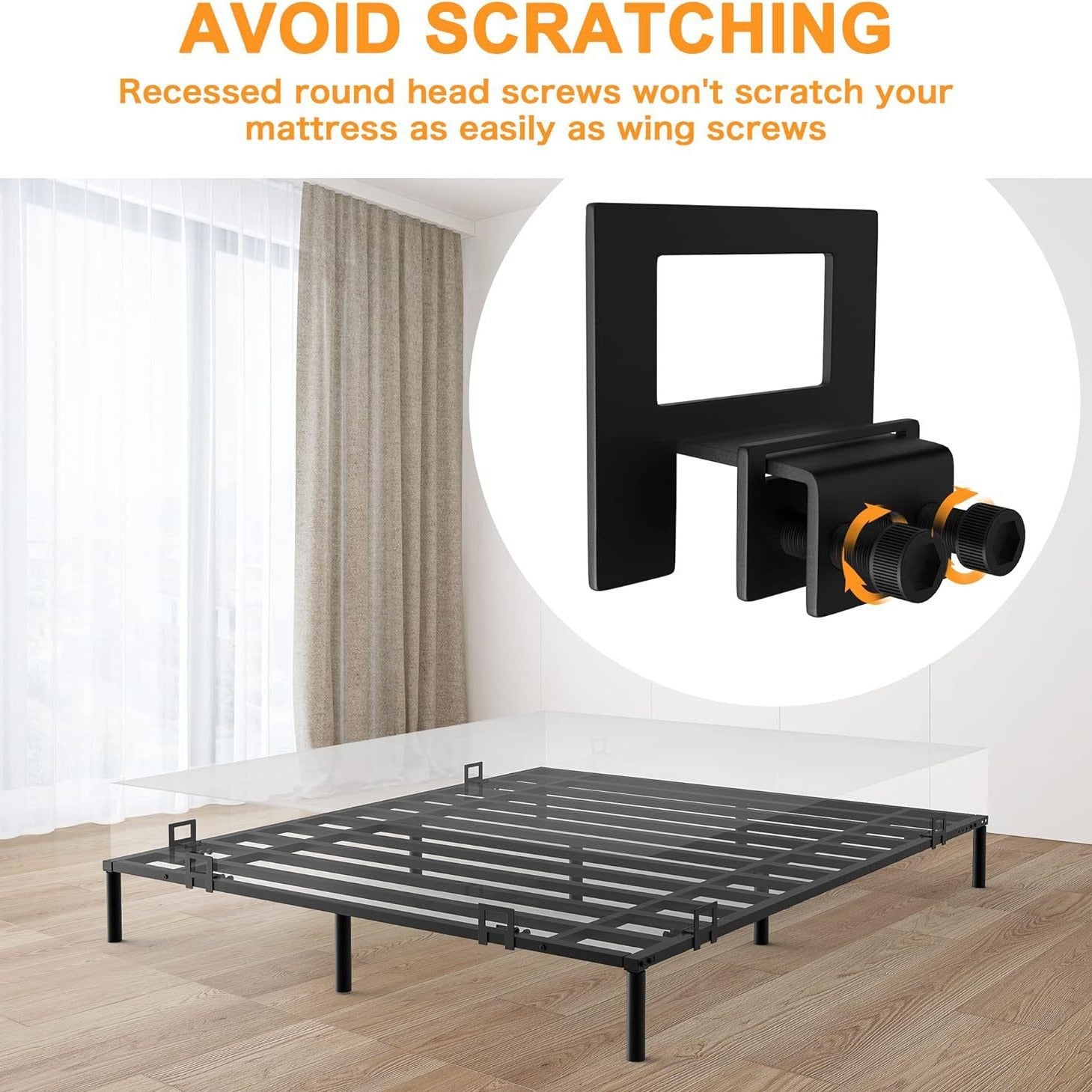 Non-slip Mattress Baffle Fixer Adjustable Stopper