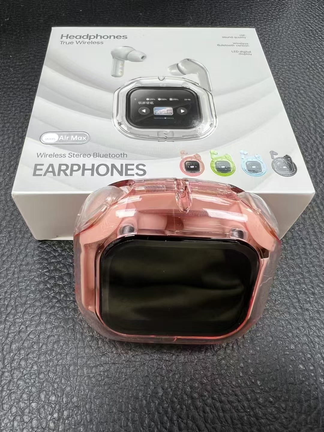 In-ear LCD Screen Noise Reduction Transparent Bluetooth Headset