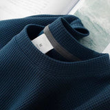 Summer Japanese Round Neck Half Sleeve Top Loose Casual Solid Color