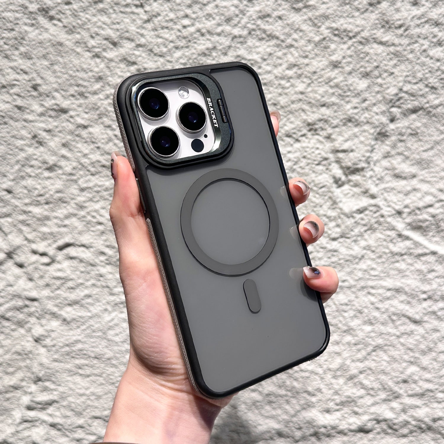 Invisible Lens Bracket Magnetic Phone Case