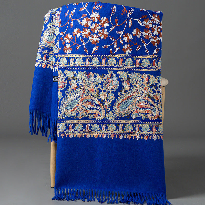 Scarf Shawl Cashmere Warm Cheongsam Outerwear