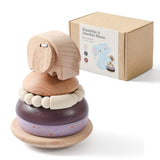 Baby Hands-on Brain Stacking Post Set Of Shapes