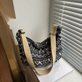 Ethnic Style Tassel Shoulder Bag Large Capacity Totes