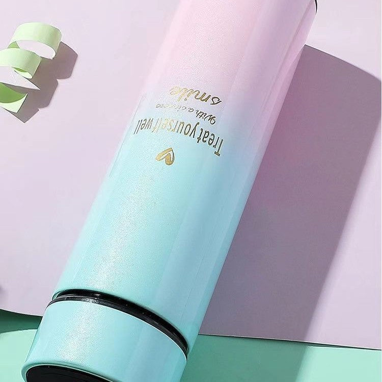 Intelligent Gradient Color Temperature 304 Stainless Steel Vacuum Cup