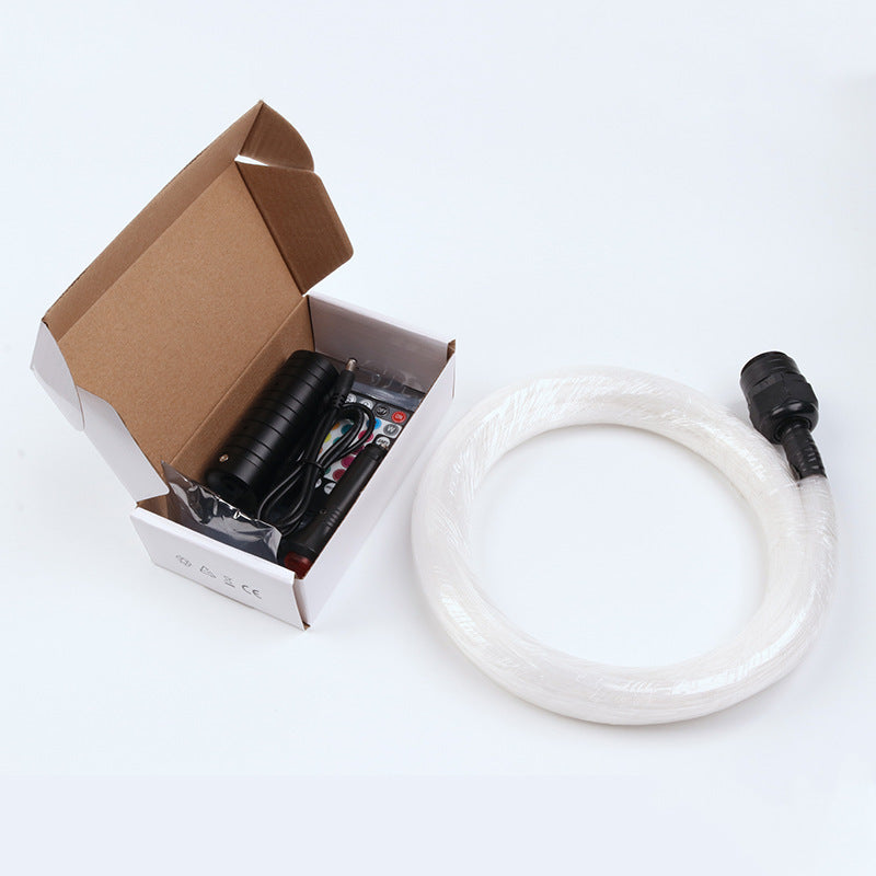 6W Voice-activated RGB Wireless Remote Control Optical Fiber Lamp