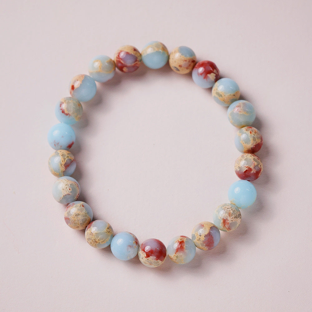 Temple Shoushan Stone Beaded Bracelet