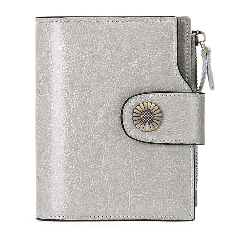 Hasp Clutch Girls Coin Pocket Multifunctional Card Holder