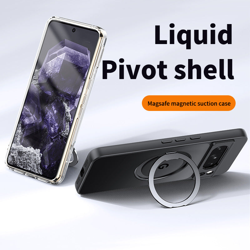 Skin-sensitive Magnetic 360 Rotating Bracket Phone Case