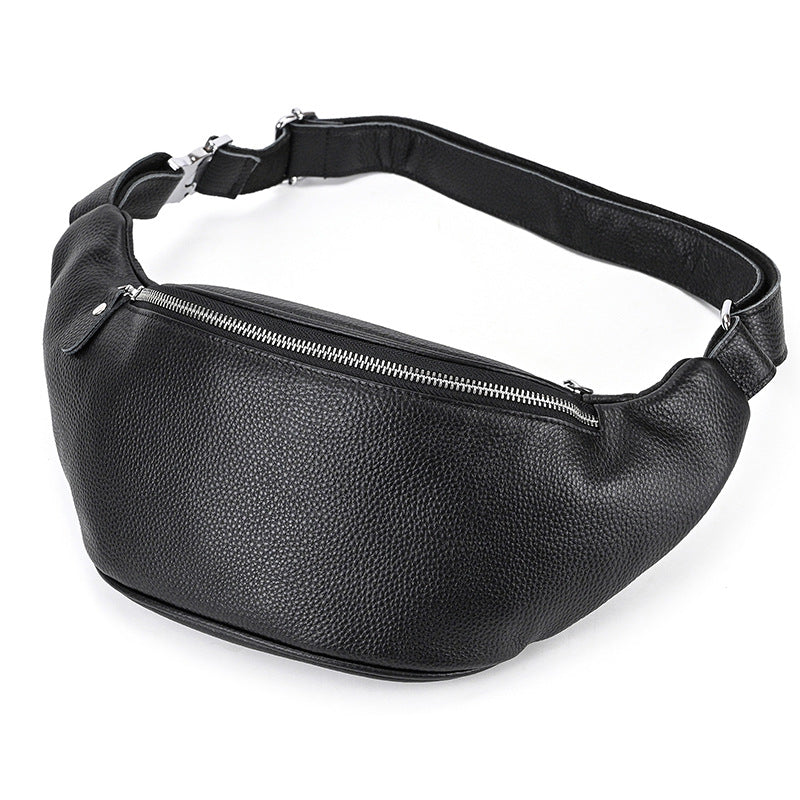Men's Multi-functional Retro Crazy Horse Leather Belt Bag