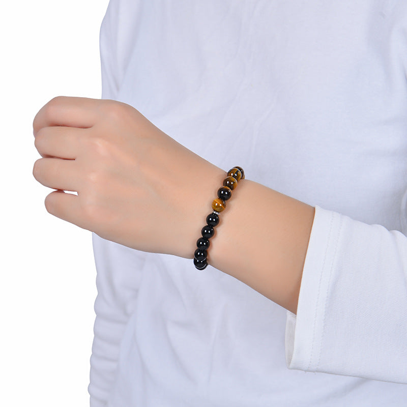 Simple And Versatile Natural Tigereye Magnet Bracelet