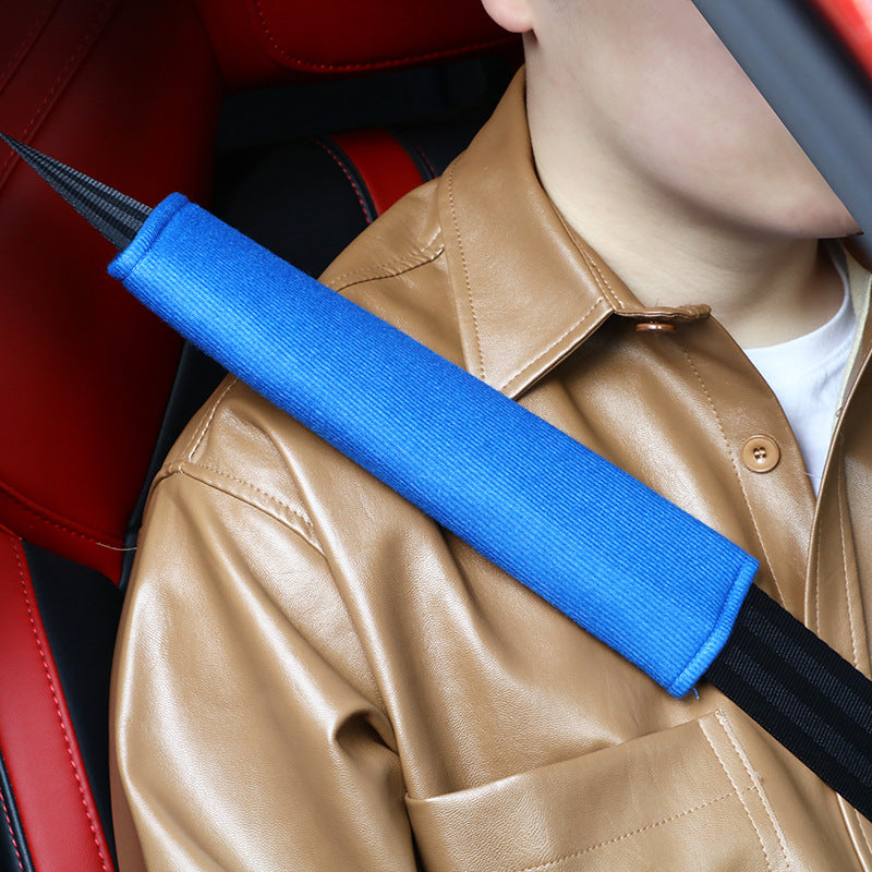 Car Supplies Simple Soft Ice Silk Safety Belt Shoulder Sleeve