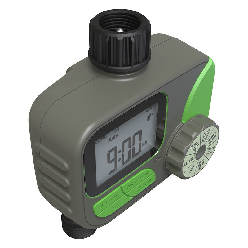 Garden Irrigation Double Valve Automatic Controller Intelligent Watering Flowers