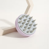 Massage Tool Cleansing Scalp Bath Comb Hair Tools Soft Silicone Shampoo Brush
