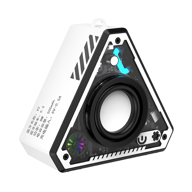 V2 Cool Mecha Bluetooth Speaker HiFi Surround Sound Outdoor Portable