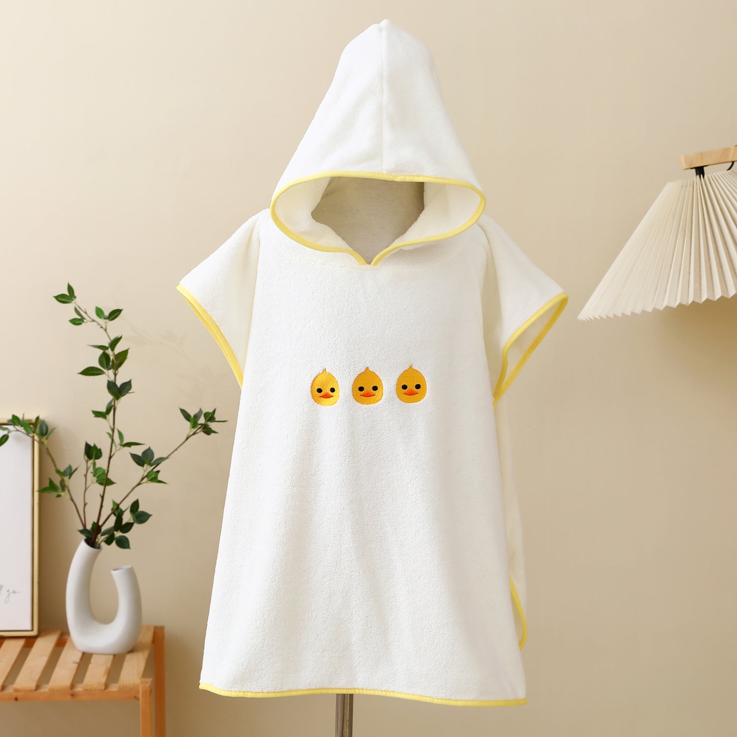 Children's Embroidery Bear Cloak Children's Bathrobes
