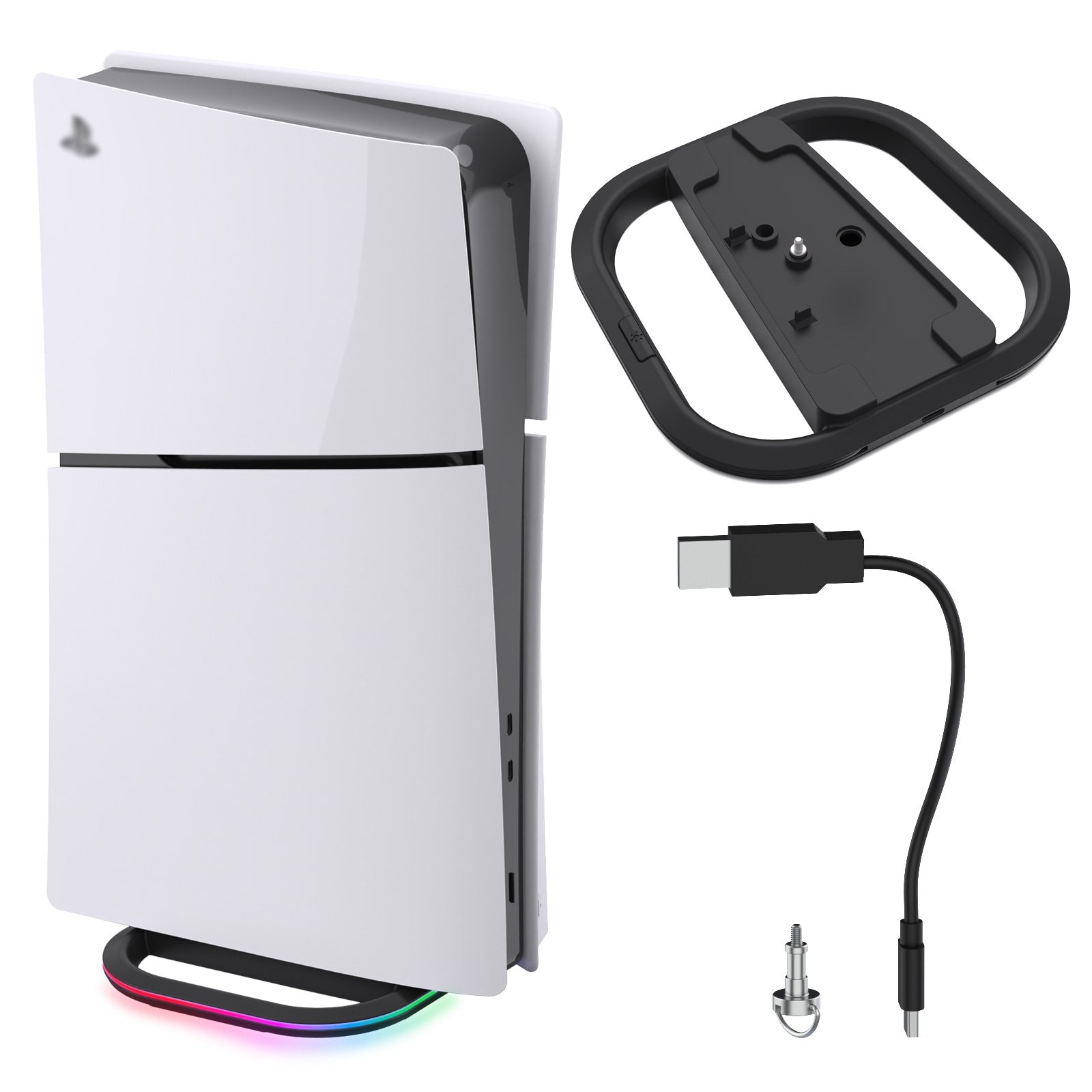 Dock with RGB Lighting for PS5 Slim Console