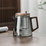 Tea Separation Pot Walnut Handle