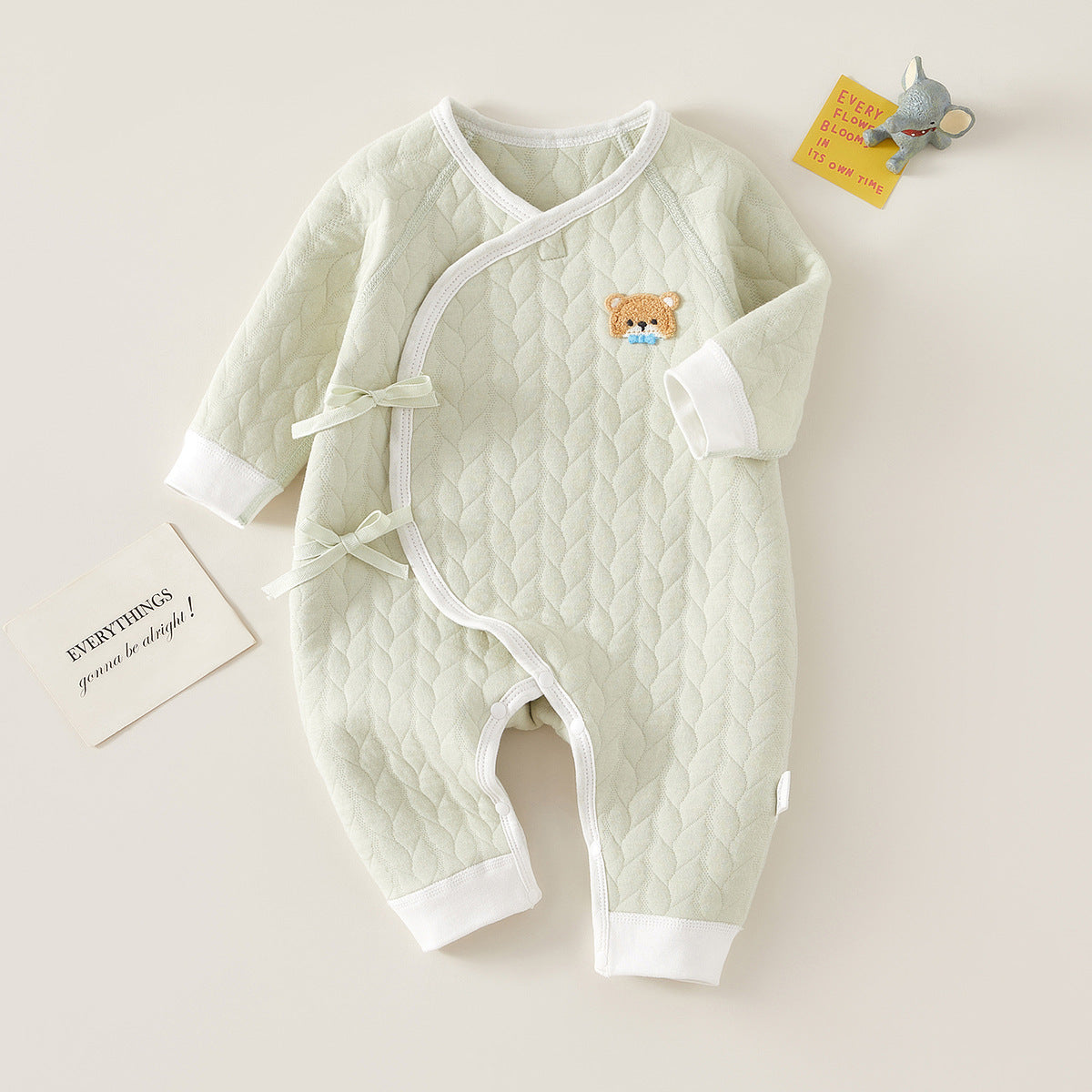 Baby's Thin Cotton Warm Jumpsuit Baby Romper