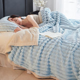 Hair Tuscan Rabbit Plush Blanket Strip