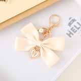 Fabric Ribbon Bow Pendant Fashion All-matching