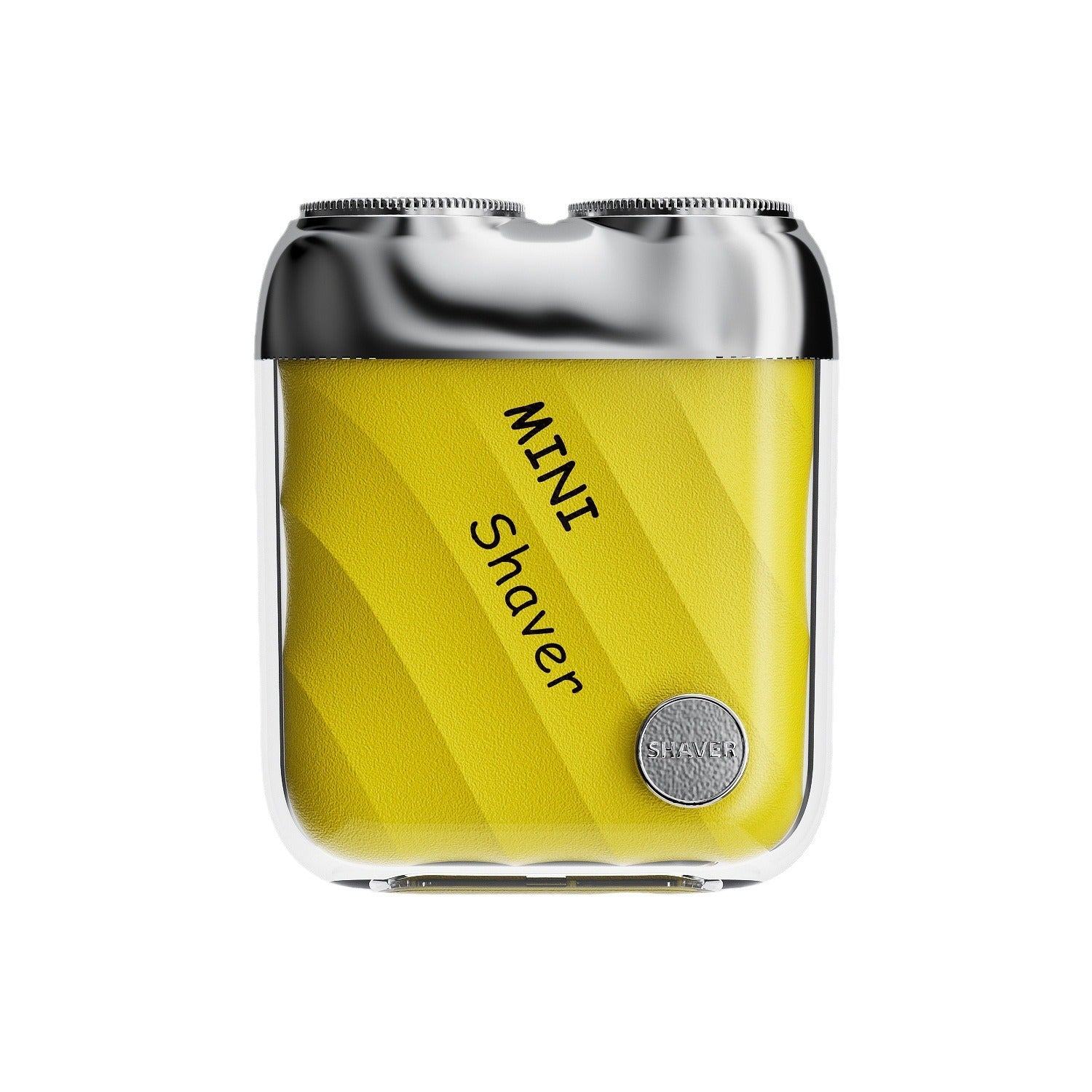 Portable Rechargeable Magnetic Electric Shaver With Double Cutter Head