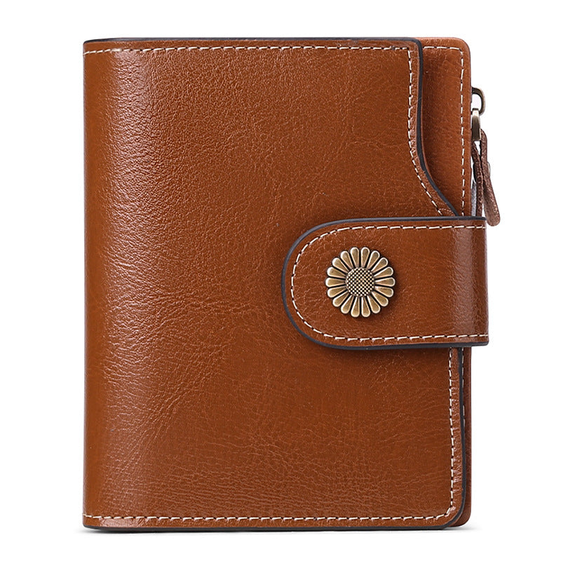Hasp Clutch Girls Coin Pocket Multifunctional Card Holder