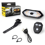 USB Charging Bicycle Turn Tail Signal With Horn