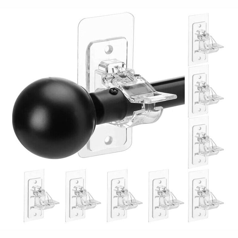 No Drilling Curtain Rod Bracket