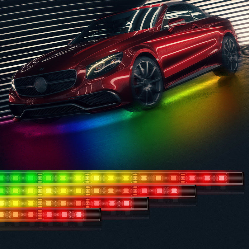 Bluetooth APP Colorful Car Magic Color Streamer Chassis Lights