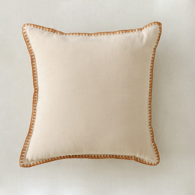 Home Fashion Simple Corduroy Couch Pillow