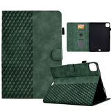 Tablet Leather Case Diamond Frosted Card Holder Drop-resistant