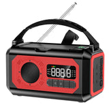 Lighting Large Capacity Hand-cranked Solar Power Emergency Charging Treasure